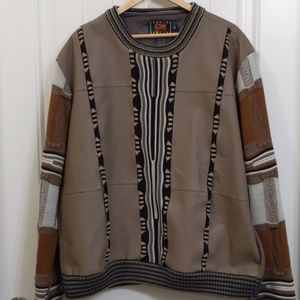 Steven Land 100% Leather Sweater